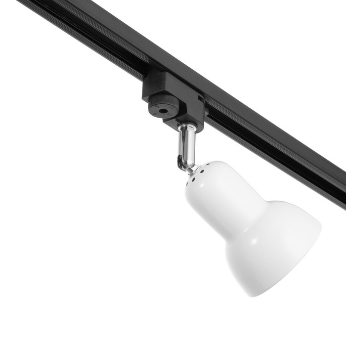 Светильник трековый Светильник трековый "Мудрец" Е27 40Вт белый 9х9х19,5см