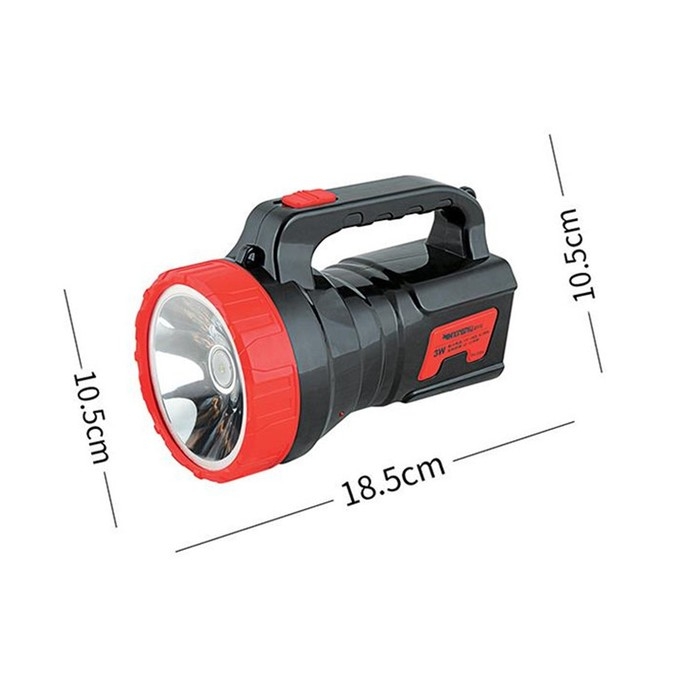 Фонарь прожекторный аккумуляторный, 3 Вт, 1200 мАч, LED, 10.5 х 18.5 см Фонарь прожекторный аккумуляторный, 3 Вт, 1200 мАч, LED, 10.5 х 18.5 см