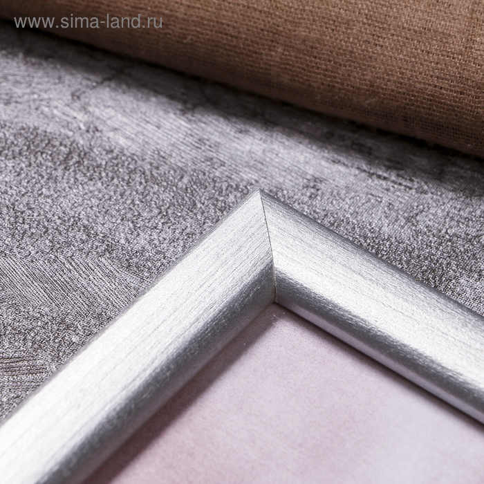 Фоторамка сосна с19 серебро 18х24 см (пластиковый экран) Фоторамка сосна с19 серебро 18х24 см (пластиковый экран)