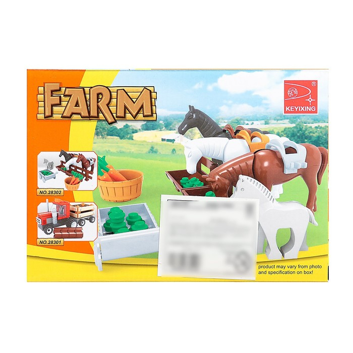 Конструктор Ферма «Конюшня», 89 деталей Конструктор Ферма «Конюшня», 89 деталей