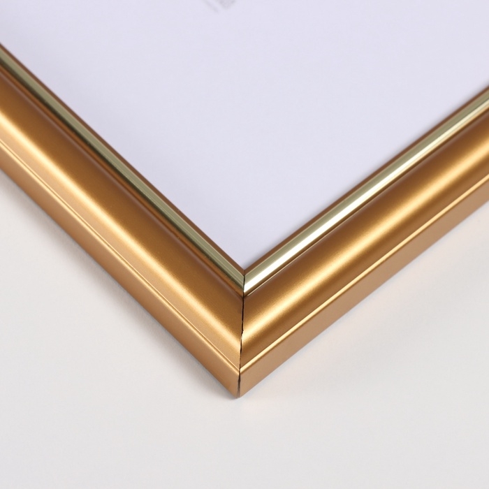 Фоторамка пластик Фоторамка пластик "Пиксель" 50х70 см, золото