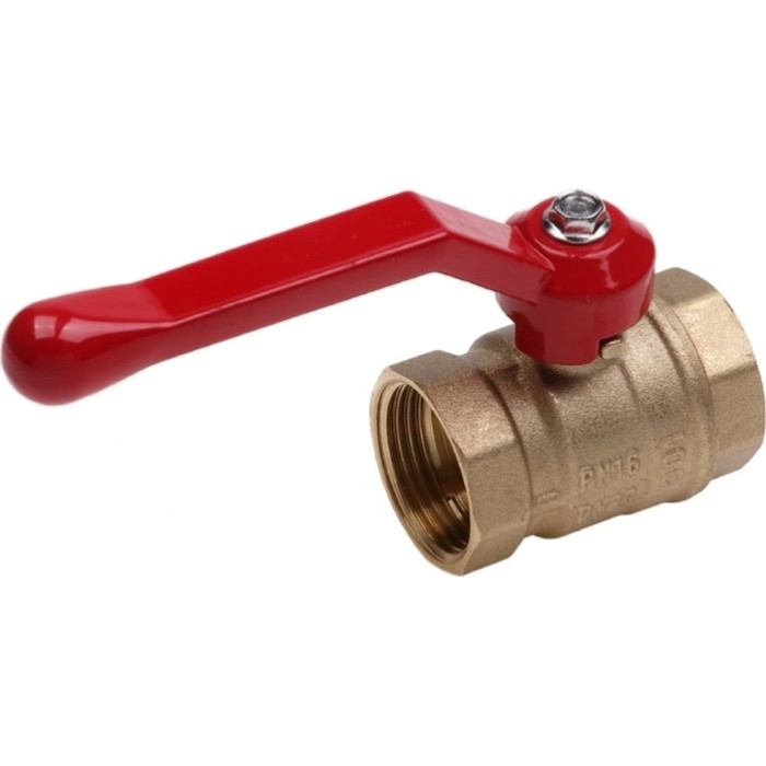 Кран шаровой AQUALINK 11Б27п1, PN 16, внутренняя/внутренняя резьба 1 1/2 Кран шаровой AQUALINK 11Б27п1, PN 16, внутренняя/внутренняя резьба 1 1/2", ручка, латунь