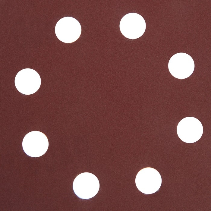 Круг абразивный шлифовальный под Круг абразивный шлифовальный под "липучку" ТУНДРА, перфорированный, 125 мм, Р400, 10 шт.