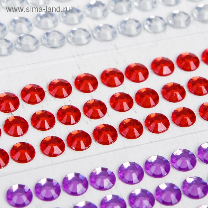 Аппликация круглыми стразами «Морские обитатели»