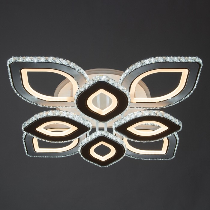 Люстра с ПДУ "Лючия" 8хLED 272Вт 3000-6000К RGB белый 78х78х16см