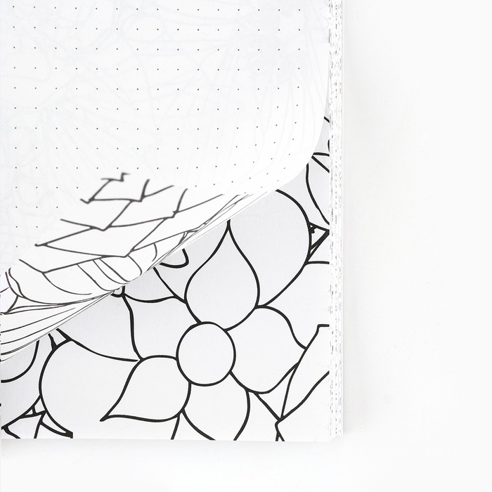 Ежедневник-смешбук с раскраской антистресс «365 творческий дней», А5 80 листов Ежедневник-смешбук с раскраской антистресс «365 творческий дней», А5 80 листов