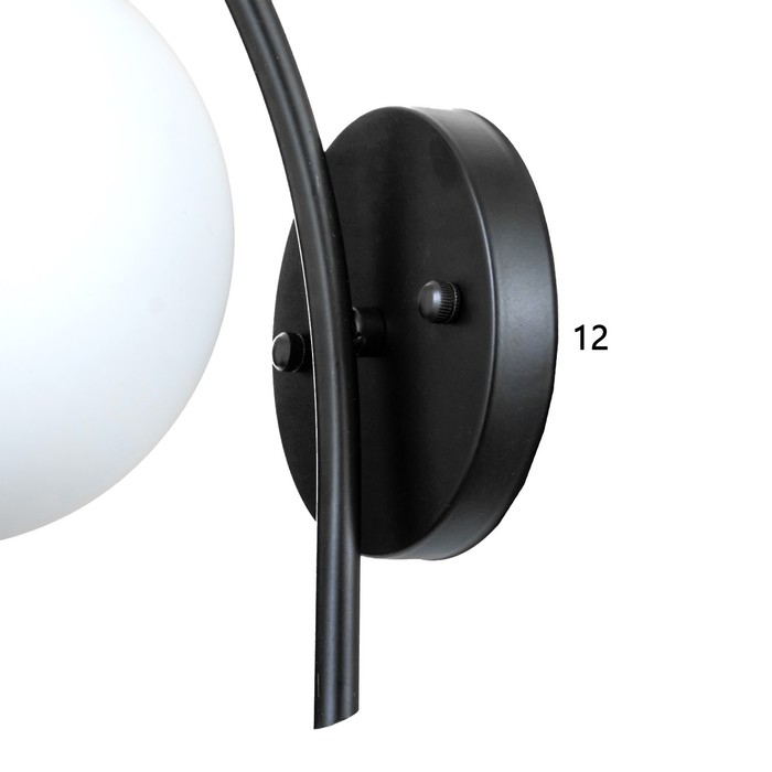 Бра 2493/1 E27 40Вт черный 15х35 см