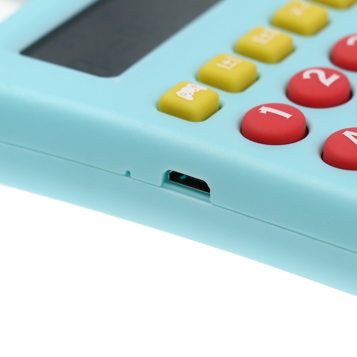 Интерактивный калькулятор детский Windigo, для изучения счёта, голубой Интерактивный калькулятор детский Windigo, для изучения счёта, голубой