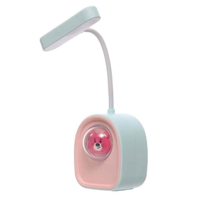 Ночник  Ночник "Кидс" LED 3Вт USB АКБ бело-голубой 7,5х5,3х20,5 см