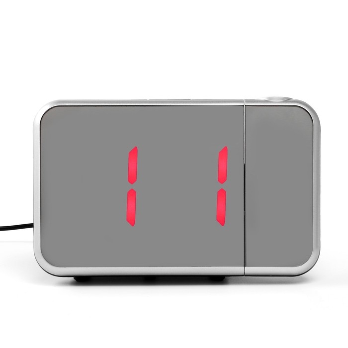 Часы - будильник электронные настольные с проекцией на потолок, календарем, 2ААА, USB Часы - будильник электронные настольные с проекцией на потолок, календарем, 2ААА, USB