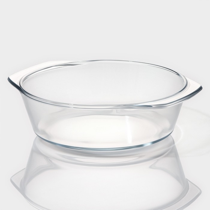 Кастрюля из жаропрочного стекла для запекания Доляна «Фуэго», 1 л, 20,7×18×8 см, с крышкой Кастрюля из жаропрочного стекла для запекания Доляна «Фуэго», 1 л, 20,7×18×8 см, с крышкой