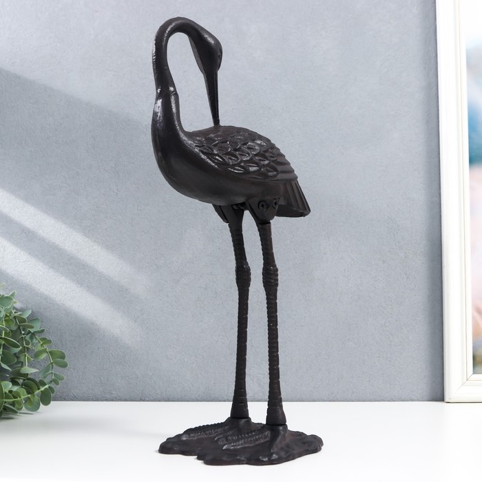 Сувенир чугун Сувенир чугун "Цапля" 40х20х15 см