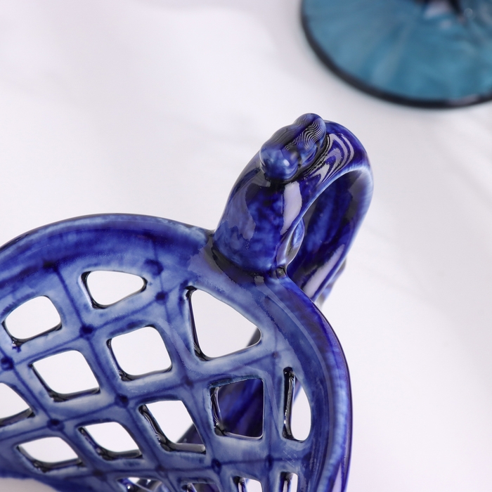 Фруктовница  Фруктовница "Версаль", 14 х 31 см, гжель