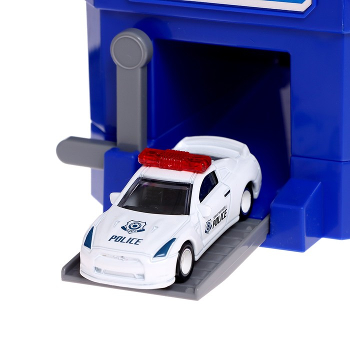 Парковка «Полицейский участок», с 2 машинками, свет и звук Парковка «Полицейский участок», с 2 машинками, свет и звук