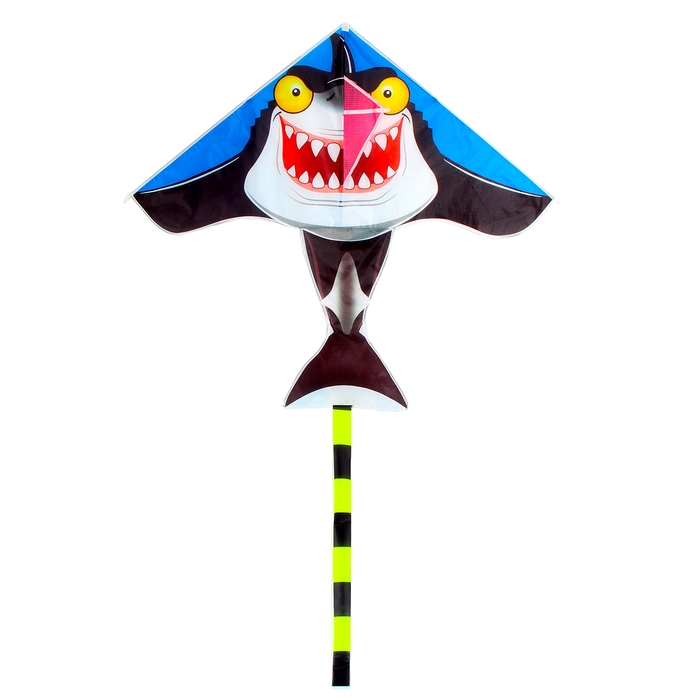 Воздушный змей «Акула», цвета МИКС Воздушный змей «Акула», цвета МИКС