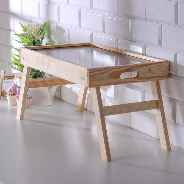 Столик для завтрака складной, 50×30см, с ручками Столик для завтрака складной, 50×30см, с ручками