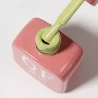 Гель лак для ногтей, однотонный, трехфазный, 10 мл, LED/UV, зелёный (214)