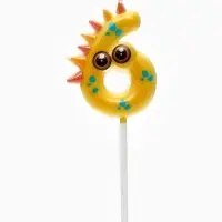 Свеча для торта цифра 6 «Зверюшка», 5 см Свеча для торта цифра 6 «Зверюшка», 5 см