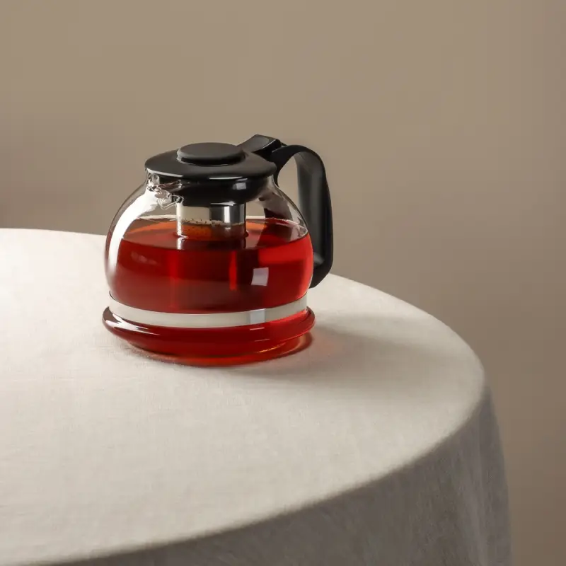 VETTA Чайник заварочный 1500мл, ситечко из нержавеющей стали, стекло, полипропилен