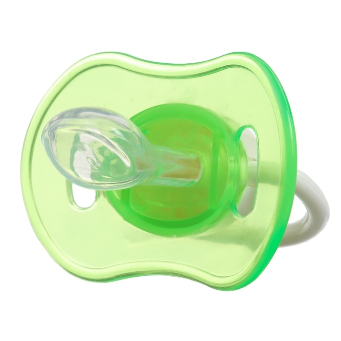 Соска - пустышка силиконовая ортодонтическая, от 3 мес., с колпачком, в контейнере, цвет желтый/зеленый Соска - пустышка силиконовая ортодонтическая, от 3 мес., с колпачком, в контейнере, цвет желтый/зеленый
