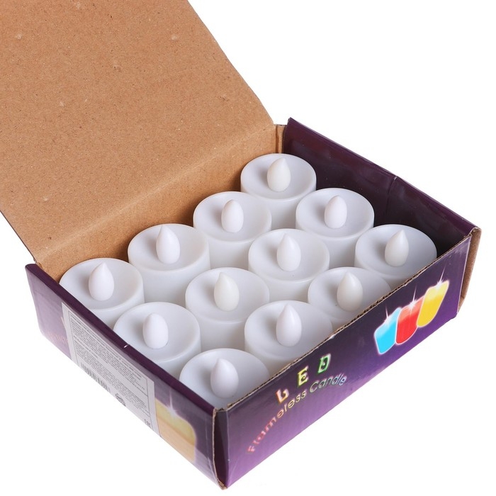 Свеча светодиодная «Вдохновение», цвет жёлтый Свеча светодиодная «Вдохновение», цвет жёлтый