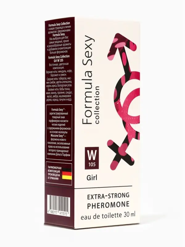 Туалетная вода женская с феромонами Formula Sexy collection Girl W105, 30 мл