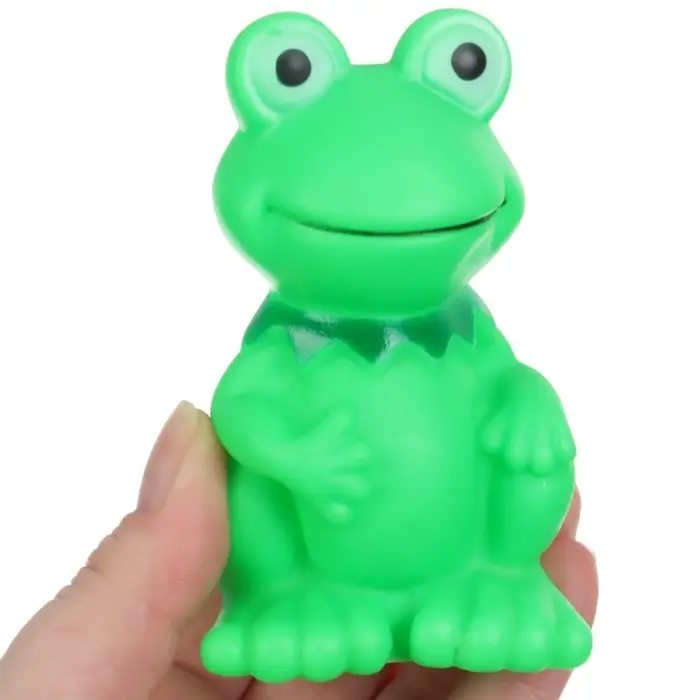 Резиновая игрушка для ванны Крошка Я &laquo;Лягушонок&raquo;, 9 см, с пищалкой