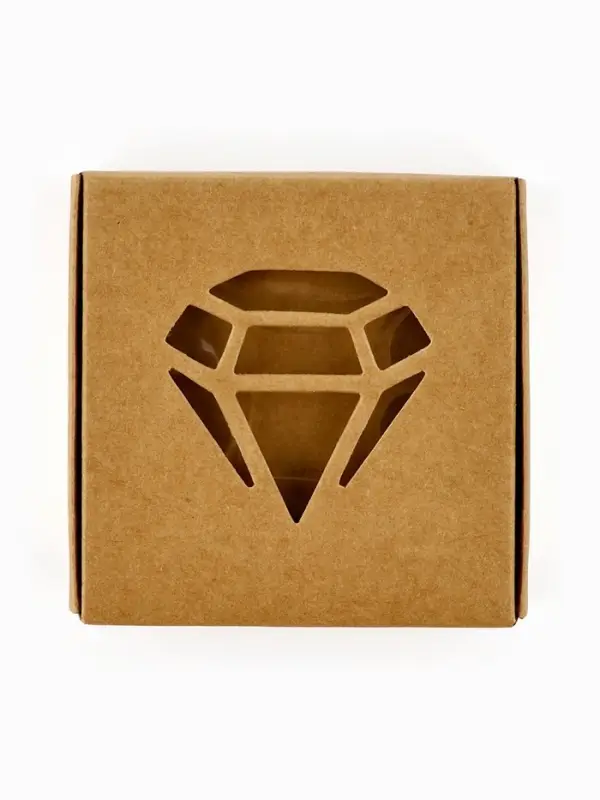 Коробка под бижутерию с окном «Алмаз», 7.5 х 7.5 х 3 см Коробка под бижутерию с окном «Алмаз», 7.5 х 7.5 х 3 см