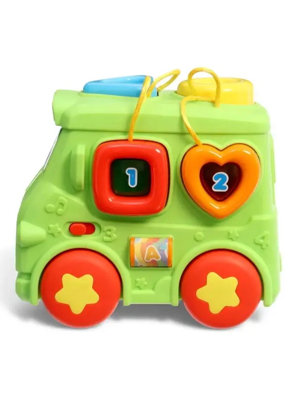 Музыкальная игрушка &laquo;Автобус&raquo; световые и звуковые эффекты