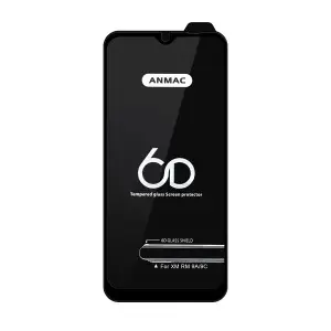 Защитное стекло для Xiaom Redmi 9A/9C Anmac 6D Black без упаковки Арт. 1137285 (10 шт./уп.)