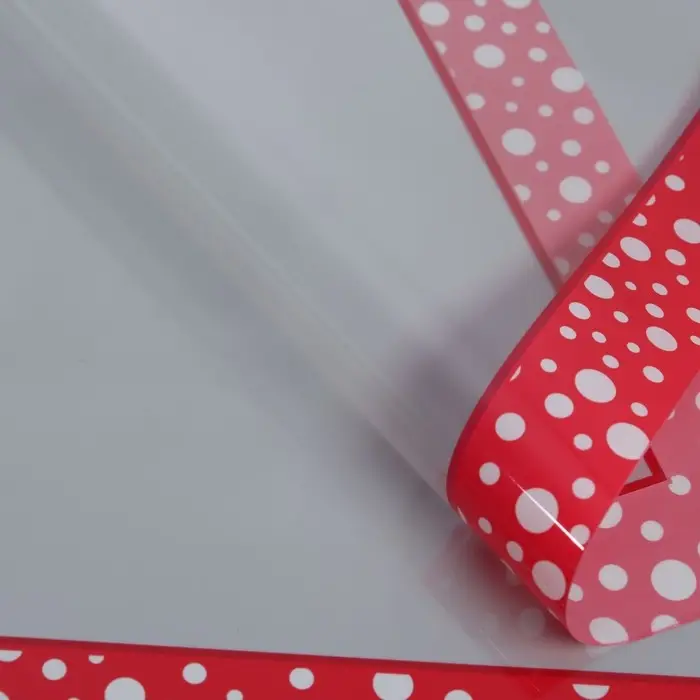 Пленка флористическая «Кант с горошком», 58×58 см Пленка флористическая «Кант с горошком», 58×58 см