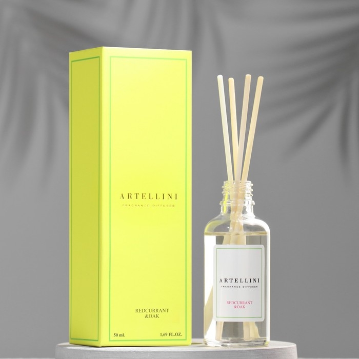 Диффузор ароматический Диффузор ароматический "ARTELLINI", 50 мл, REDCURRANT&OAK