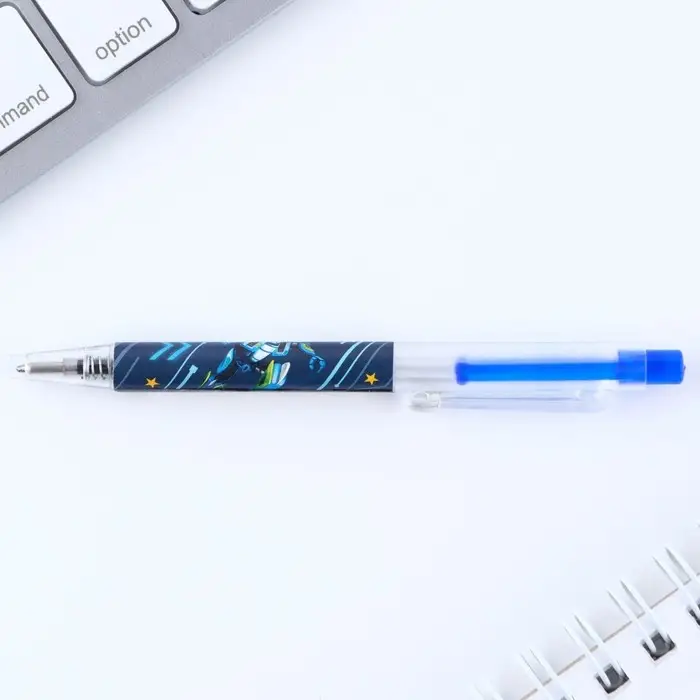 Ручка шариковая, синяя паста мини автоматическая «Робот» Ручка шариковая, синяя паста мини автоматическая «Робот»