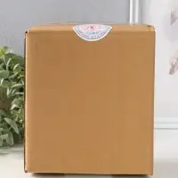 Сувенир полистоун "Воздушный шарик - собачка, в клеточку" золото 15х6,7х15 см