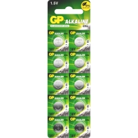 Батарейка GP AG10/LR1130, алкалин., бл/10 189-BC10/189F-2CR10