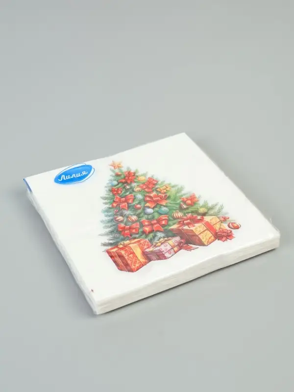 Салфетки бумажные двухслойные «Краса», 33х33, 20 шт