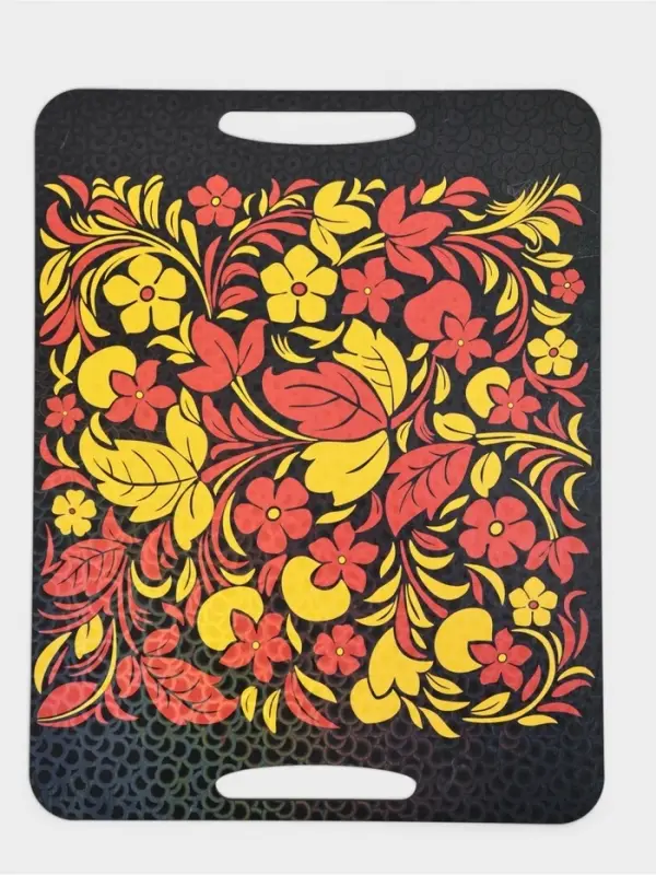 Доска разделочная с ручками Дарим Красиво &laquo;Хохлома&raquo;, 36&times;28 см, дерево