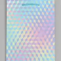 Пакет подарочный ламинированный "Лабиринт", S 18 x 23 х 10 см