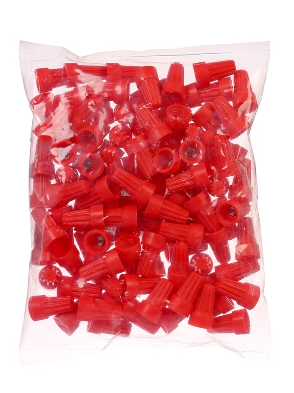 Соеденительный изолирующий зажим для проводов СИЗ-6, 6.0-20.0 мм, красный, набор 100 шт