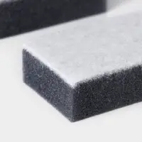 Набор губок для мытья посуды Raccoon, 5 шт., с частицами угля, 8.8&times;6&times;3 см, серый