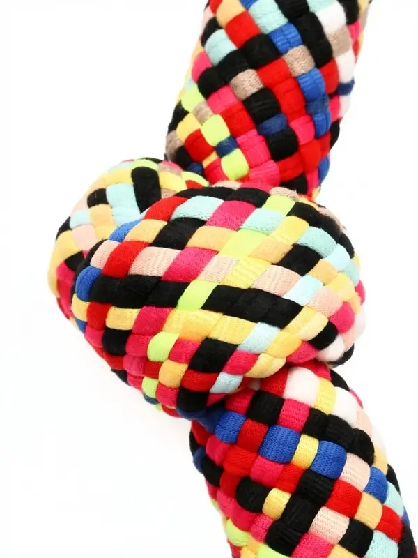 Игрушка для больших собак канатная "4 узла" огромная до 300 г, до 70 см