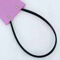 Сумка для цветов тиснение сиреневая влагостойкая, 12&times;12 - 8&times;8 - 12.5 см