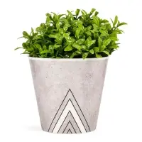 Кашпо «Черно-белый стиль» 0,8 л Кашпо «Черно-белый стиль» 0,8 л