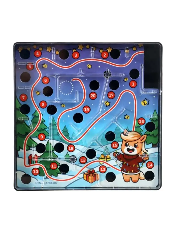 Настольная игра  Настольная игра "Новогодний лабиринт" лошадка