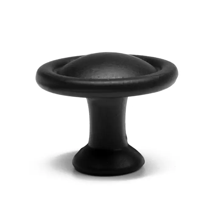 Ручка-кнопка ТУНДРА РК118BL, d=30 мм, черная Ручка-кнопка ТУНДРА РК118BL, d=30 мм, черная