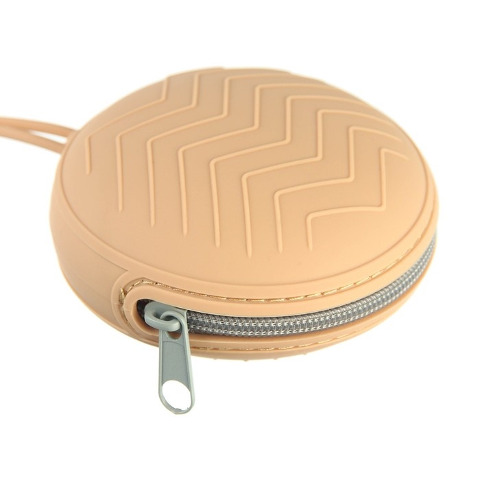 Контейнер для хранения и стерилизации сосок и пустышек, силиконовый, цвет розовый, бежевый