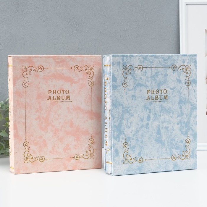 Фотоальбом на 200 фото 10х15 см Фотоальбом на 200 фото 10х15 см "Пена" в коробке МИКС 5,5х20,6х26,2 см