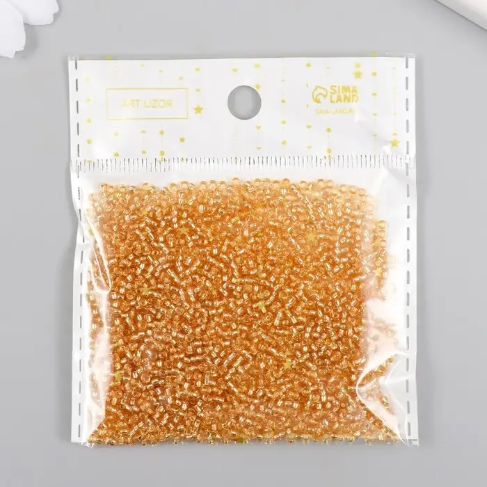 Бисер круглый 12/0  Бисер круглый 12/0 "Карамельный" 20 гр