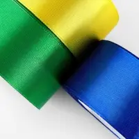 Атласная лента, набор 3 шт. &laquo;Солнечный&raquo;, 40 мм, 23&plusmn;1 м