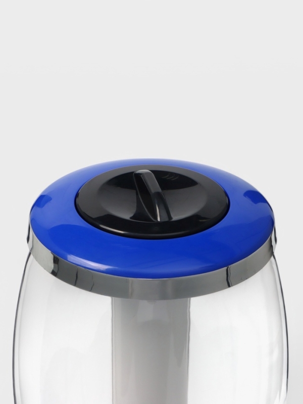 Башня пивная Monlin, 3 л, ёмкость для льда, подсветка, пластик, синий Башня пивная Monlin, 3 л, ёмкость для льда, подсветка, пластик, синий